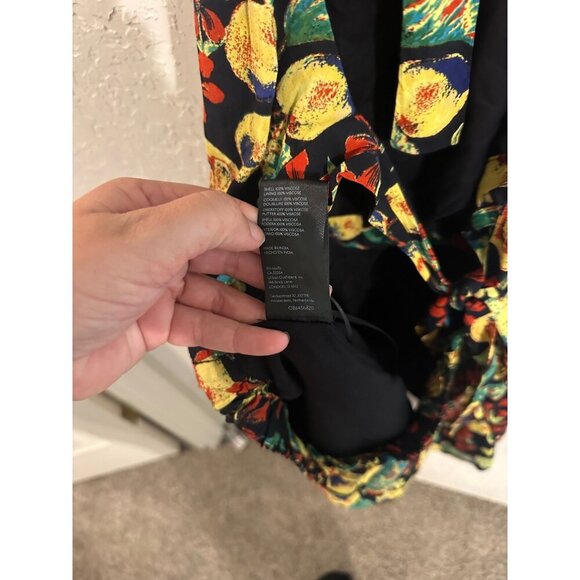 Free People Coral Tides Fruit Patterned Halter Romper Playsuit - Picture 7 of 11